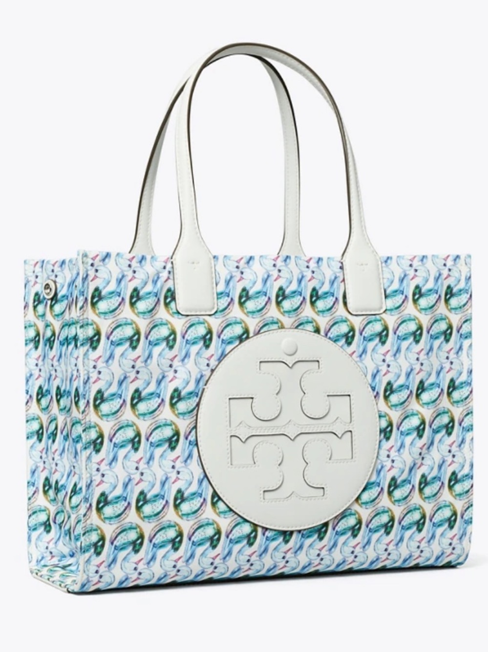Tory Burch Small Ella Tote Swan